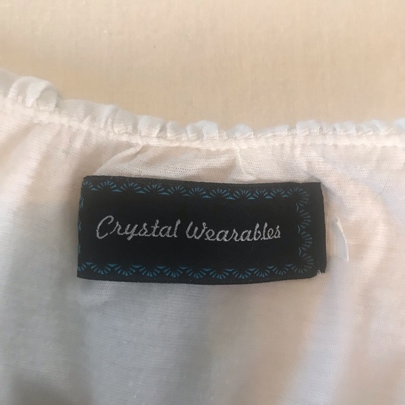 White Ruffled Tee - Picture 4 of 4